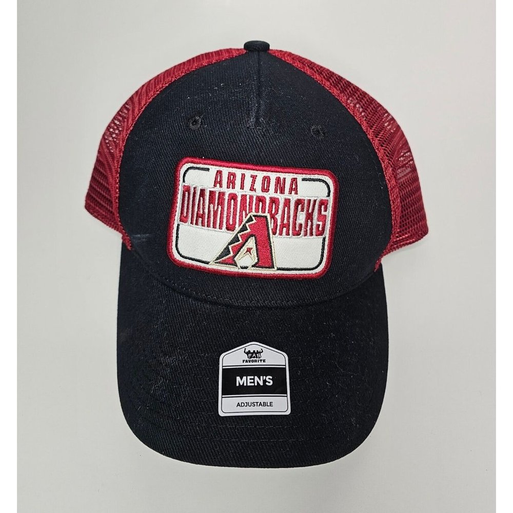 Arizona Diamondbacks MLB Baseball Fan Favorite Snapback Trucker Hat Maroon Cap